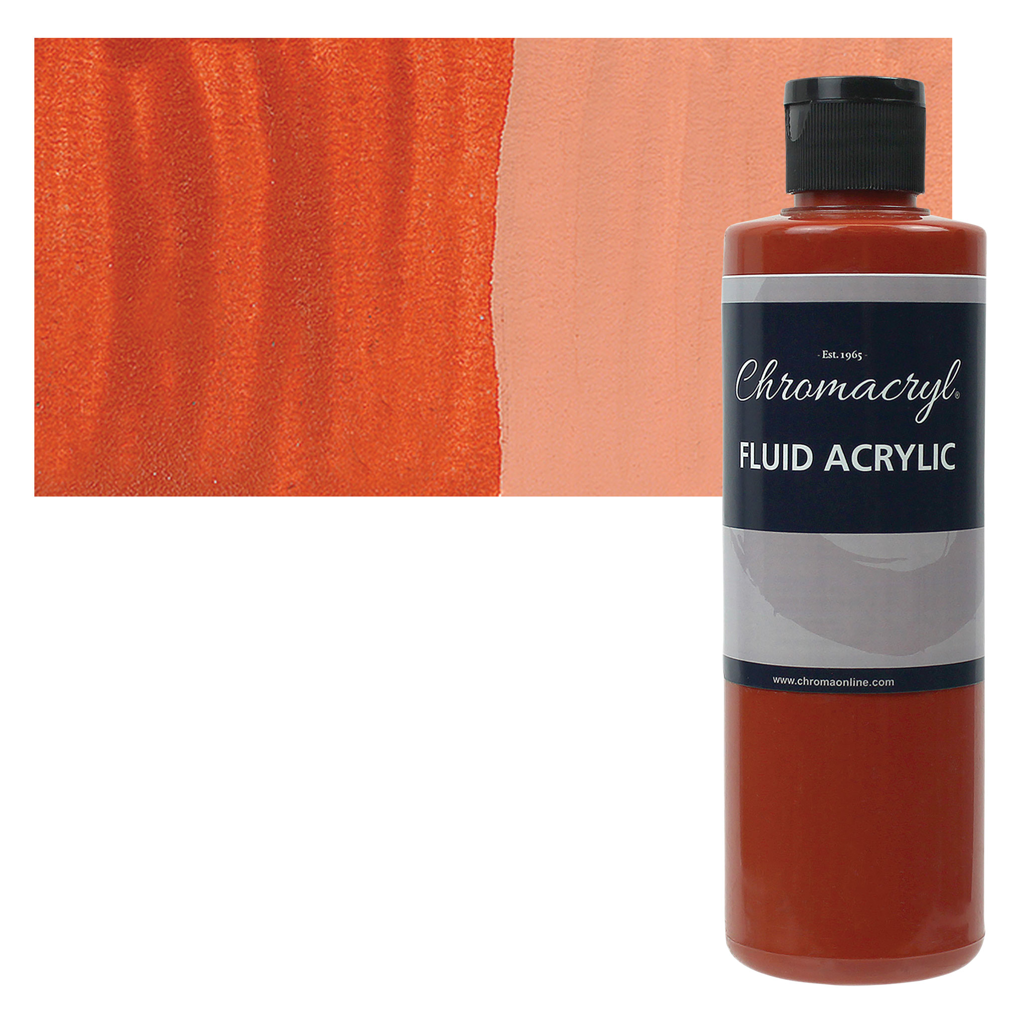 Chroma Acrylic Craft Paint - Mandarin Orange, 2oz Bottle