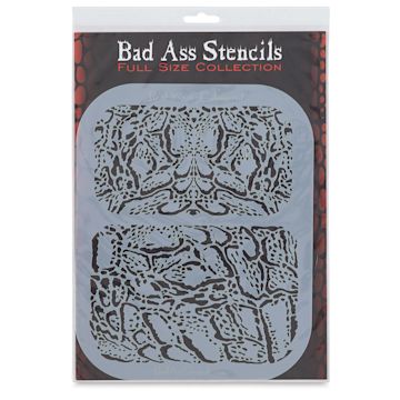 Open in modal - Airbrush Face and Body Stencils - Front view of package of Endangered stencil
