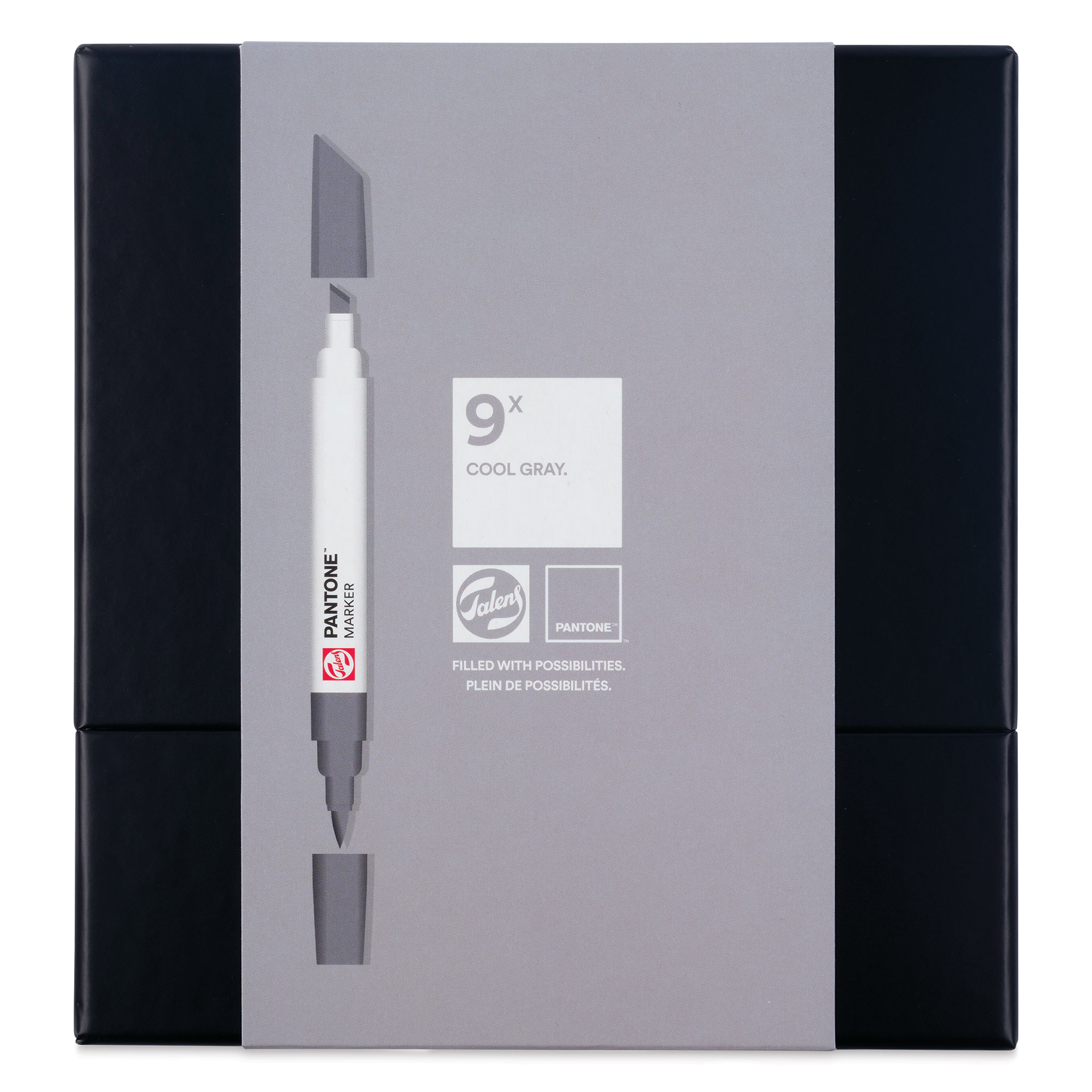 ay⭐︎⭐︎＊・W75.D25.H50cmディスプレーBOXネオジオラマ Pantone Dual Tip Markers - Cool Gray, Set of 9 | Utrecht Art