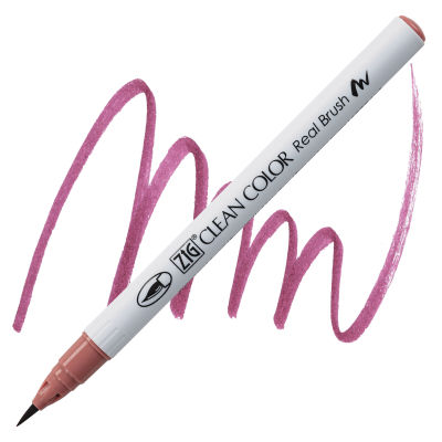 Kuretake Zig Clean Color Real Brush Pen - Dark Blossom Pink