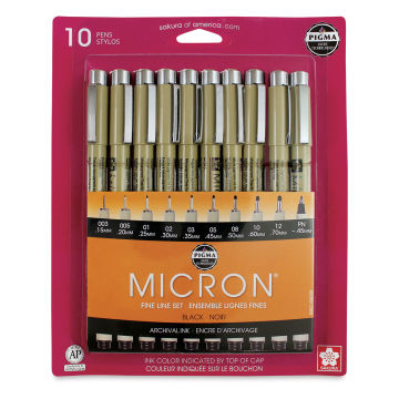 Sakura Pigma Micron Pen - Light Cool Gray, 10