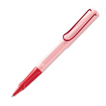 Open in modal - Lamy Safari Rollerball Pen - Cherry Blossom, cap off