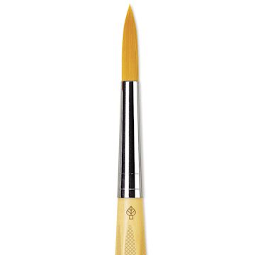 Open in modal - Da Vinci Junior Synthetic Brush - Round, Short Handle, Size 14 close-up