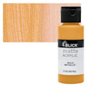 Blick Matte Acrylic - Gold Metallic, 2 oz bottle