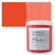 Lefranc & Bourgeois Flashe Vinyl Paint - Red Vermilion, 125 ml jar and swatch