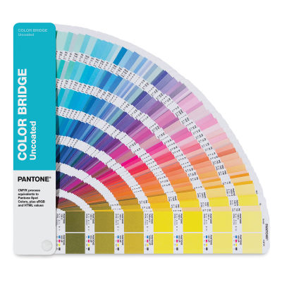 Pantone Color Bridge Guide - Uncoated Guide open into fan