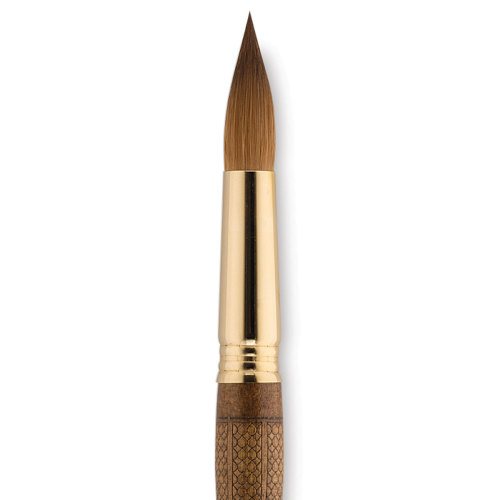 Escoda Reserva Kolinsky-Tajmyr Sable Brush - Pointed Round, Short Handle, Size 18