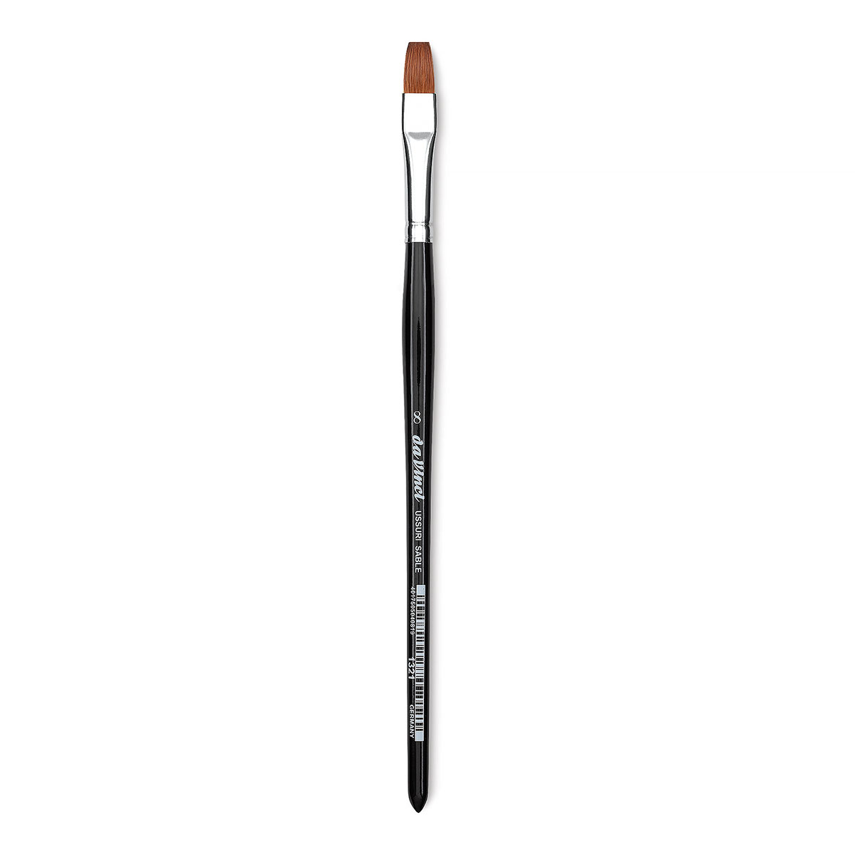 da Vinci Watercolor Series 36 Paint Brush Size 5//0 Round Russian Red Sable with Black Handle