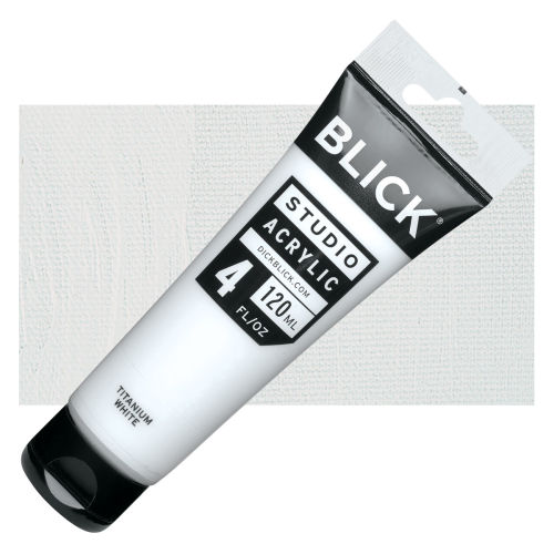 Blick Artists' Acrylic - Titanium White, 4.65 oz Tube