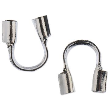 Open in modal - John Bead Must Have Findings Wire Guardians - Silver, 4 mm x 4 mm
