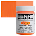 Golden SoFlat Matte Acrylic Paint - Fluorescent Orange, 59 ml, Jar