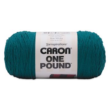 Open in modal - Caron One Pound Acrylic Yarn - 1 lb, 4-Ply, Deep Sea Teal