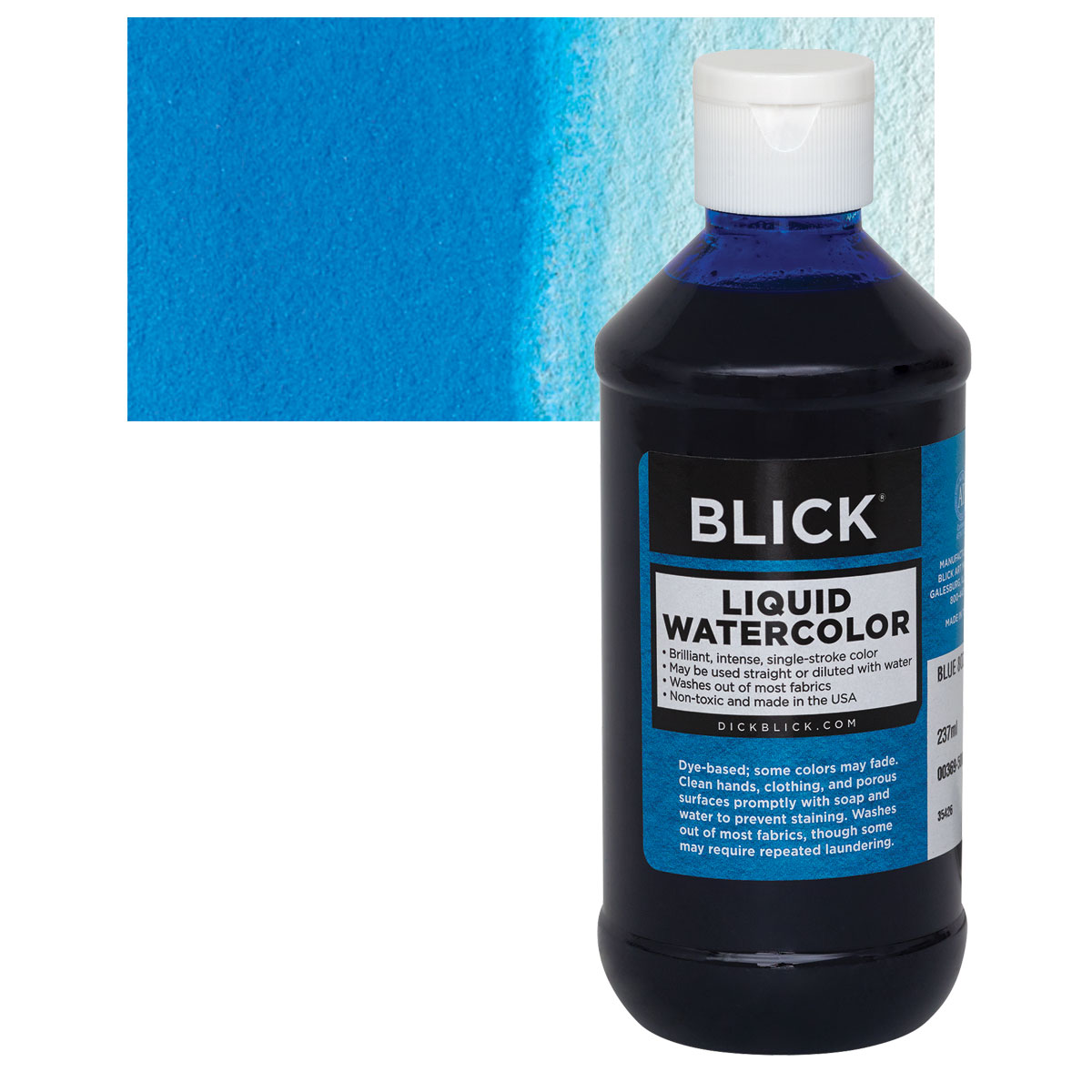 Liquid Watercolor Paint Set, 10 8 Oz Bottles, Certified Non-toxic