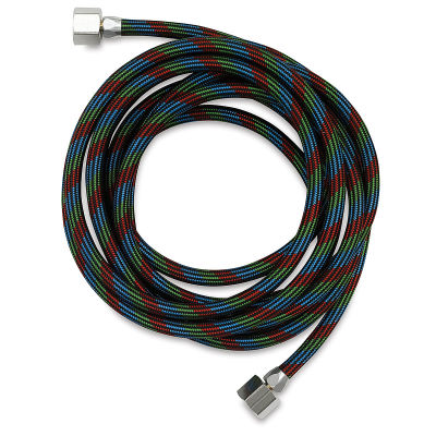 Iwata Airbrush Braided Air Hose - 10 ft, 1/4" fittings on both ends
