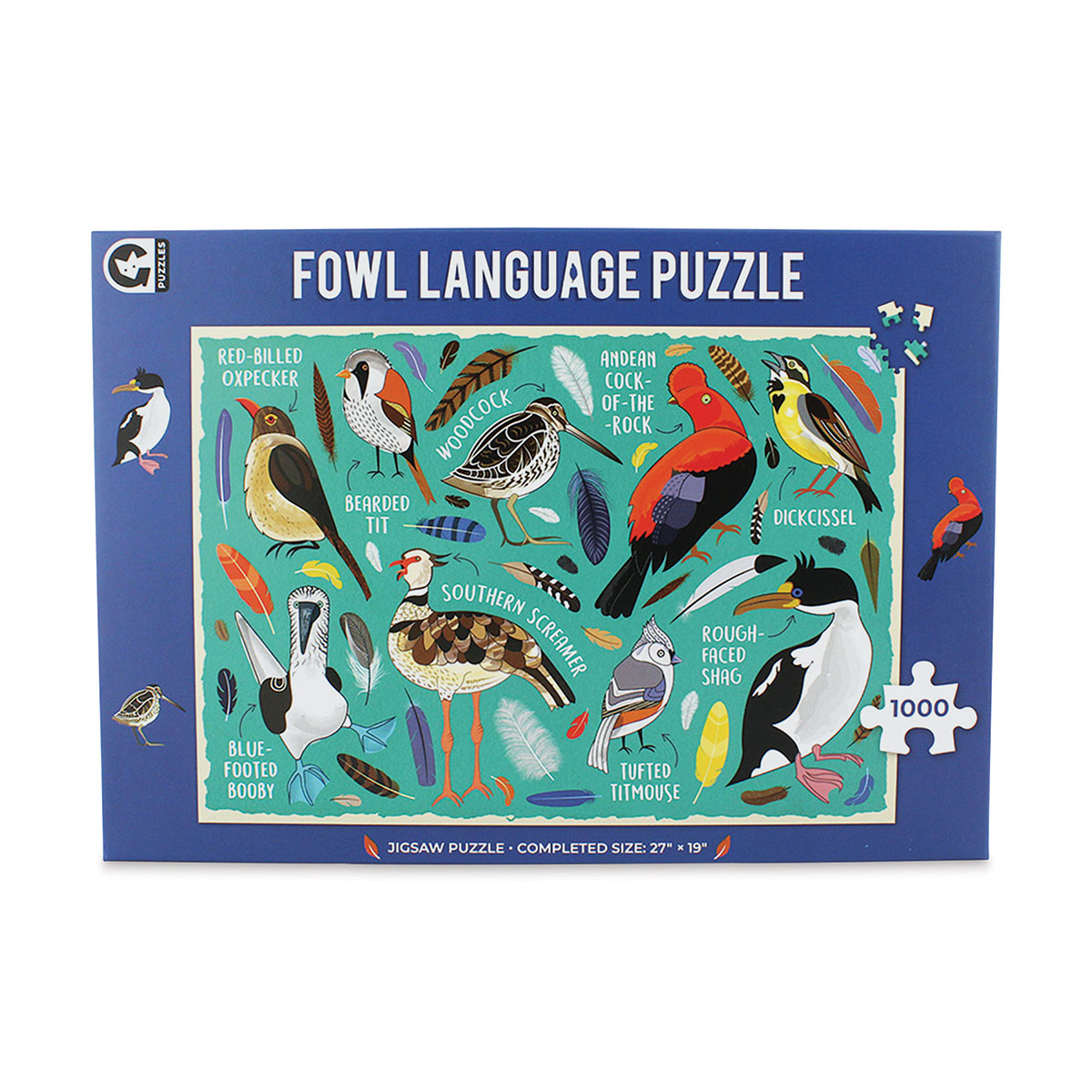 Ginger Fox Fowl Language 1,000 Piece Puzzle