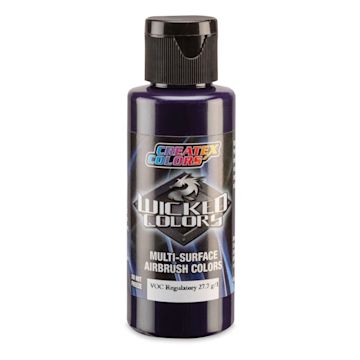 Open in modal - Createx Wicked Colors Airbrush Color - Opaque Dioxazine Purple, 4 oz, Bottle