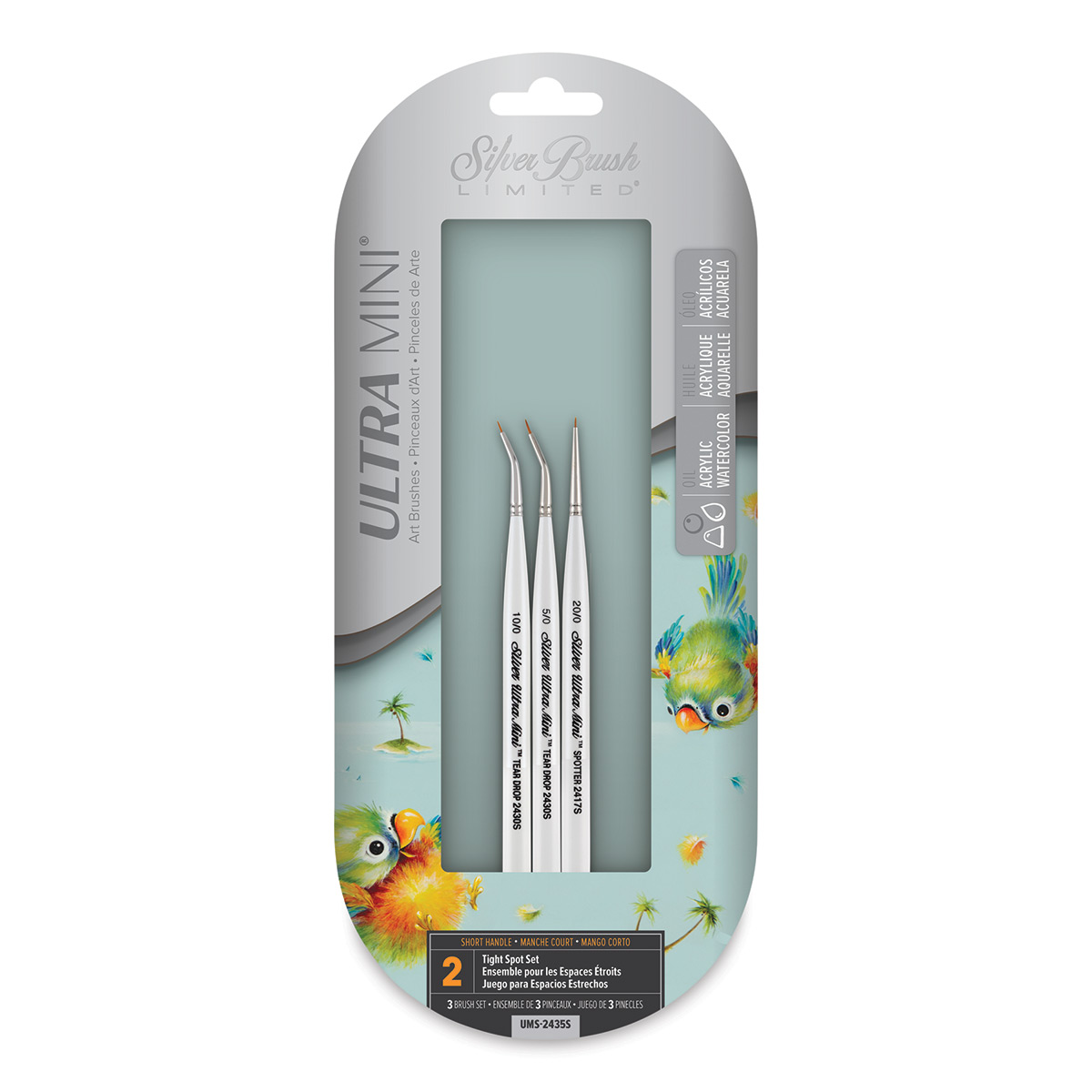 Silver Brush Ultra-Mini Brush Sets