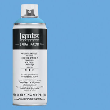 Liquitex Professional Spray Paint - Phthalo Blue (Red Shade) 7 swatch