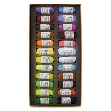 Open in modal - Landscape A, Set of 24  Pastels in Tray