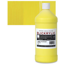 Blickrylic Student Acrylics - Primary Yellow, Quart