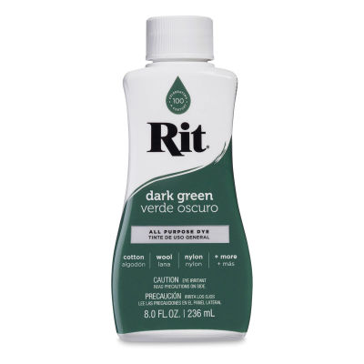Rit Liquid Dye - Dark Green, 8 oz (Bottle)