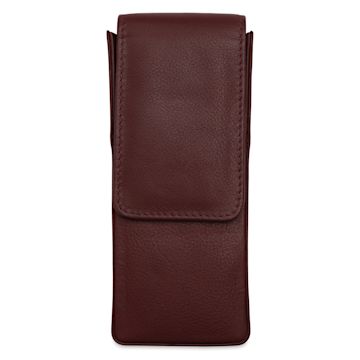 Open in modal - Girologio 3 Leather Pen Case - Antique Brown