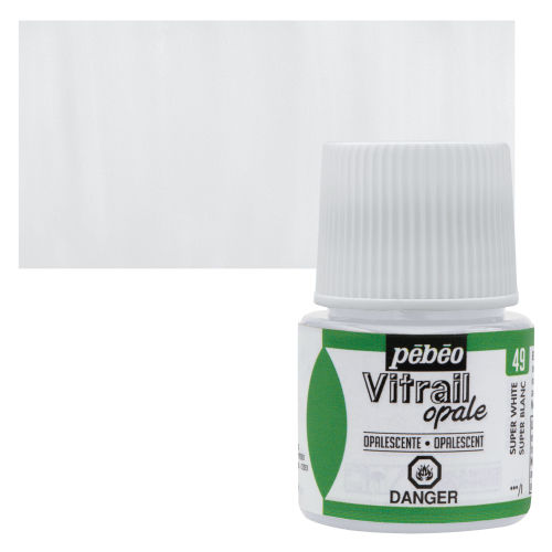 Pebeo Vitrail transparent glass paint 45ml bottle in 18 colours + Cern  outliner