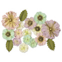 Little Birdie Renae Paper Flowers - Fairy Garden, Pkg of 27