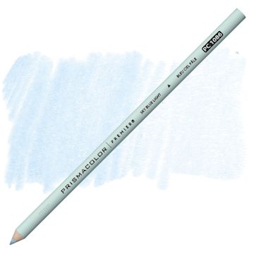 Open in modal - Prismacolor Premier Colored Pencil - Sky Blue Light pencil and swatch