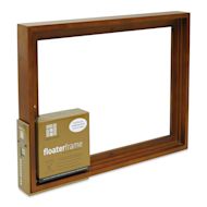 Ampersand Floaterframe - Bold, Walnut, 12" x 16", 7/8"