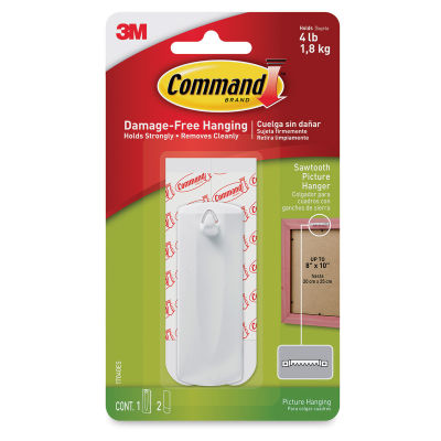 Command Picture Hanging Kit  - Front of blister package of Sawtooth Kit