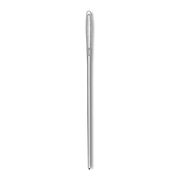 Open in modal - Blunt Tapestry Needle - Single 2 3/4" long needle shown vertically