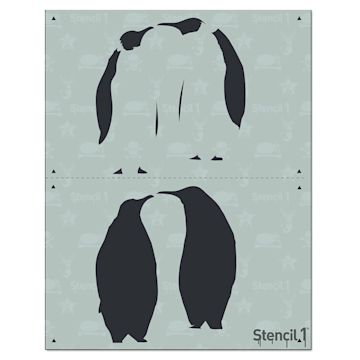 Open in modal - Stencil1 Multi-Layer Stencil, Penguins, 2 Layer