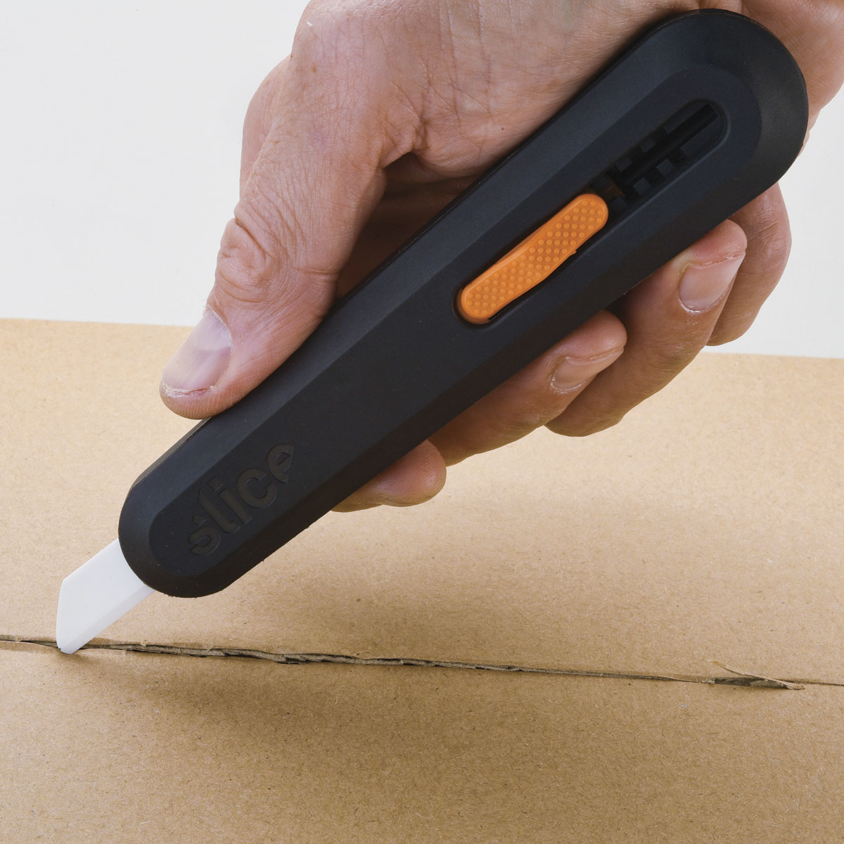 Slice Auto-Retractable Squeeze-Trigger Utility Knife