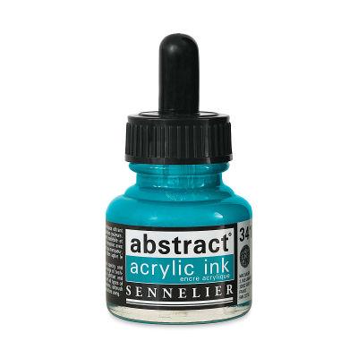 Sennelier Abstract Acrylic Ink - Turquoise, 1 oz