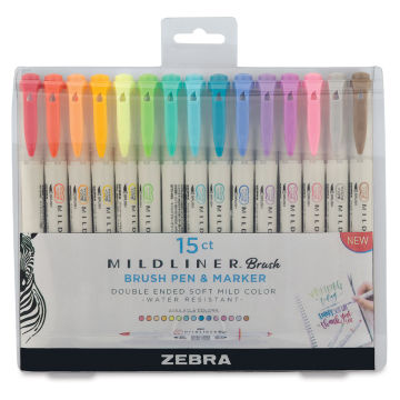 5 Colors/box Double Headed Highlighter Pen Set Fluorescent Markers