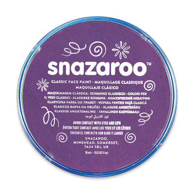 Snazaroo Face Paint - Purple, 18 ml container