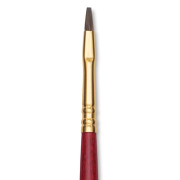 Open in modal - Blick Master Synthetic Kolinsky Brush - Long Handle, Bright, Size 2, close-up