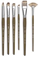 Silver Brush Monza Synthetic Mongoose Artist Brushes