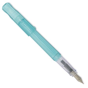 Open in modal - Pilot Kakuno Fountain Pen - Aqua, Medium Nib, cap off