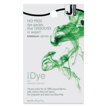 Jacquard iDye - Emerald, Natural Fabrics, 14 g packet