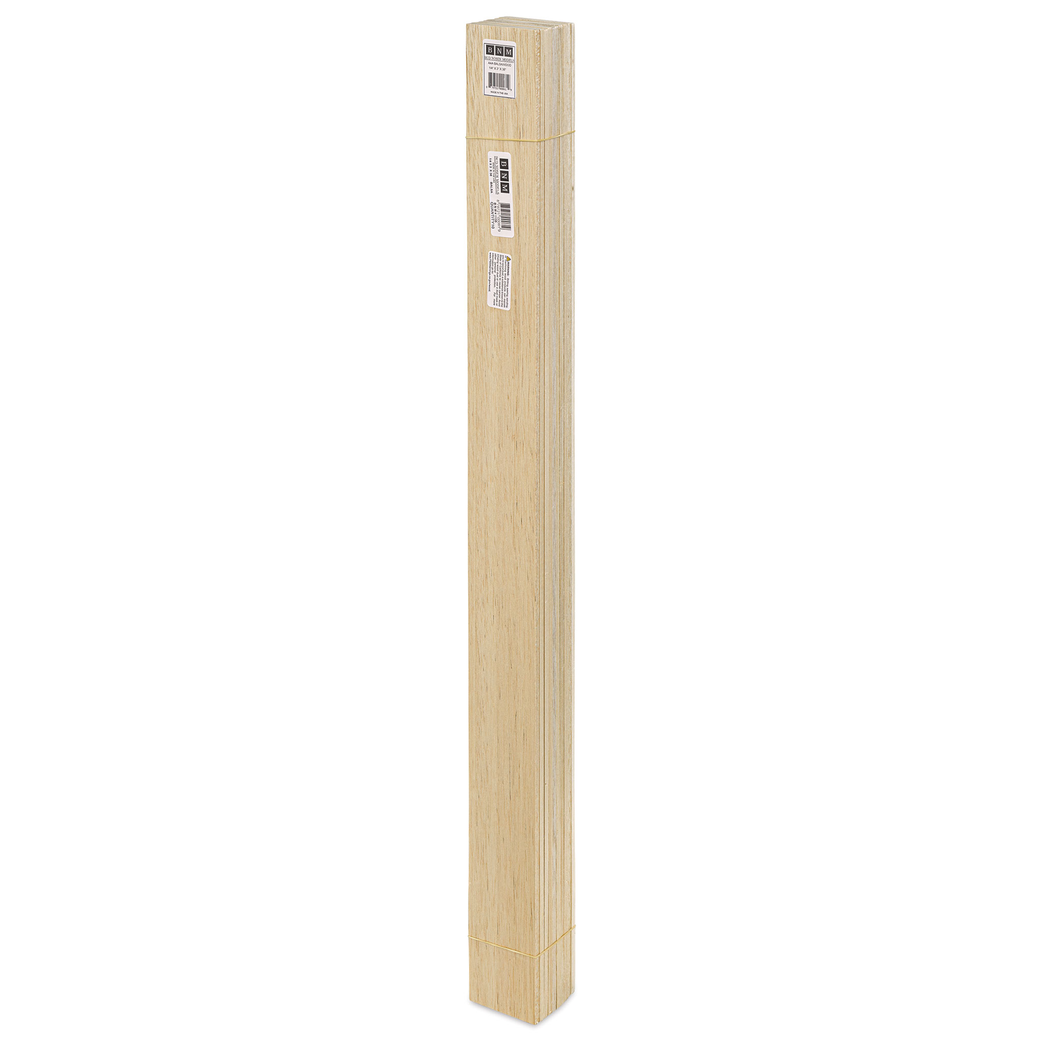 Bud Nosen Balsa Wood Sticks - 1/16 x 1/4 x 36, Pkg of 30