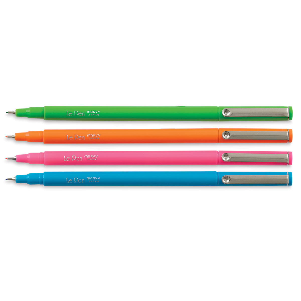 Marvy Le Pen Set of 4- Bright Colors (4300-4H)