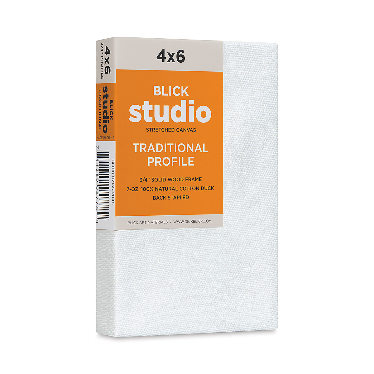 Blick Studio Stretched Cotton Canvas - Traditional Profile, 6 x 6