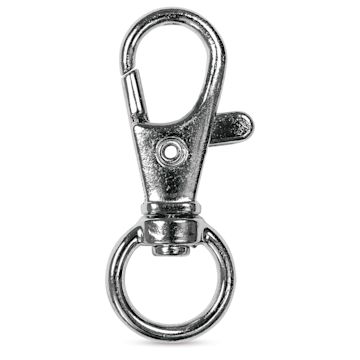 Open in modal - Craft Medley Key Ring Clips - Silver, 1.63", Pkg of 5