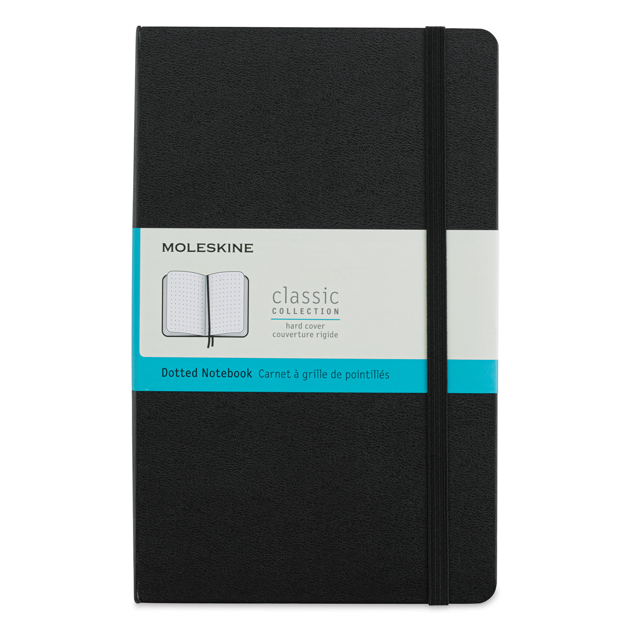 Moleskine Classic Expanded Hardcover Notebook - Dotted, Black, Large,  8-1/4 x 5