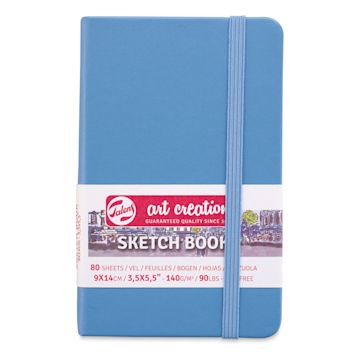 Open in modal - Talens Art Creations Sketchbook - Lake Blue, 5.5" x 3.5"