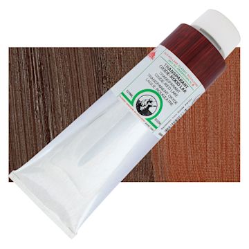 Open in modal - Old Holland Classic Oil Color - Transparent Oxide Red Lake, 225 ml tube and swatch