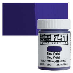 blue violet paint