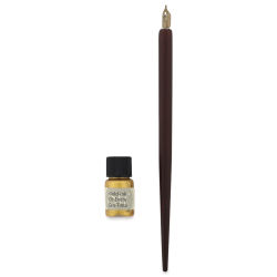 Manuscript Leonardt Beginners Dip Pen and Ink Set - with Gold Ink